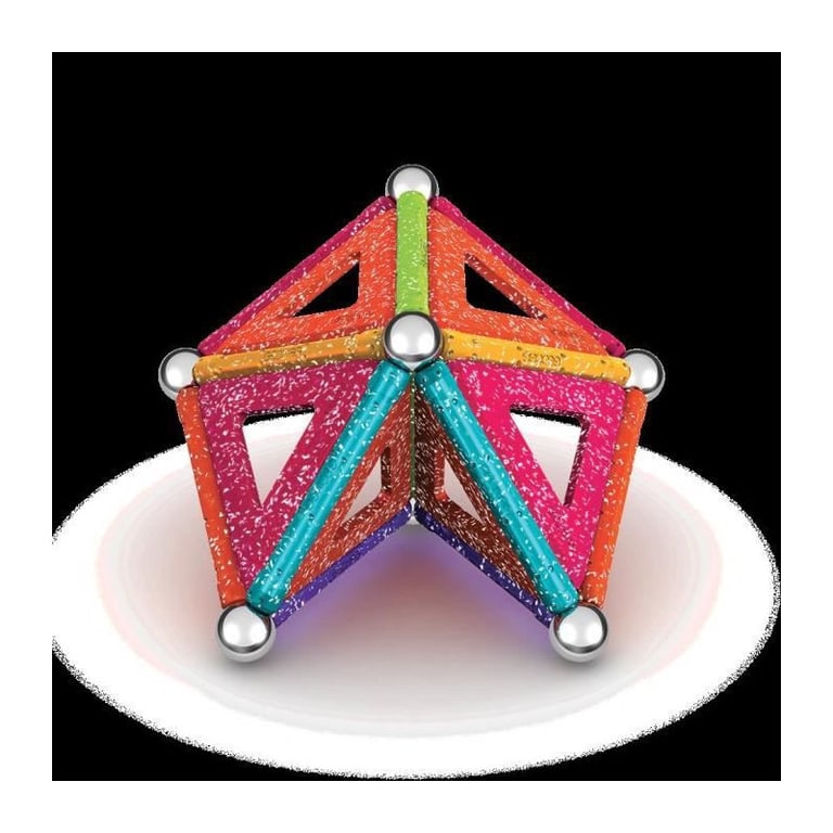 Geomag Glitter Recycled Constructions Magnétiques Pailletées Barrettes Magnétiques Pailletées et Colorées Pack de 35 Pièces 100% Plastique Recyclé - vue 9