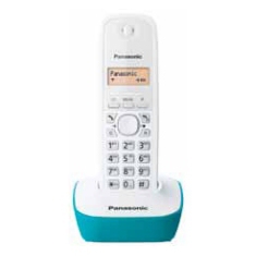 Teléfono Inalámbrico Panasonic KX-TG1611- Blanco- Azul
