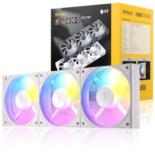 Antec Connect 120 ARGB x3 - vue 10