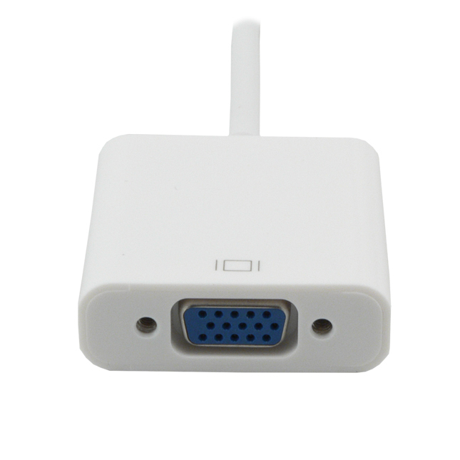 Convertisseur DisplayPort mâle / VGA femelle MCL Adaptateur VGA Ecran 10 cm - vue 3