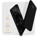 Moozy Minimalist Series Coque en silicone pour Samsung S8, noir - Finition mate fine et souple en TPU