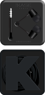 K Ecouteurs intra-auriculaires, Noir De Jais