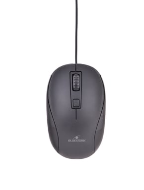 Bluestork Office 10 Mouse ottico ambidestro USB Type-A 1200 DPI
