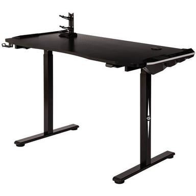 Bureau électrique gaming CGM -Double fonction : Assis ou debout - Réglage avec télécommande- L120xP60xH73-121 cm