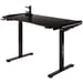Bureau électrique gaming CGM -Double fonction : Assis ou debout - Réglage avec télécommande- L120xP60xH73-121 cm