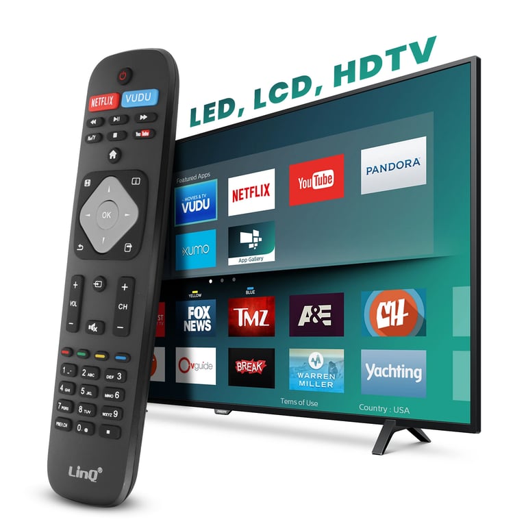 Télécommande Universelle pour Téléviseur Philips avec Portée 8m Neuf - vue 2
