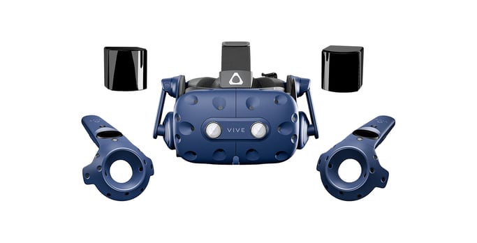 HTC Vive Pro Pantalla con montura para sujetar en la cabeza Violeta