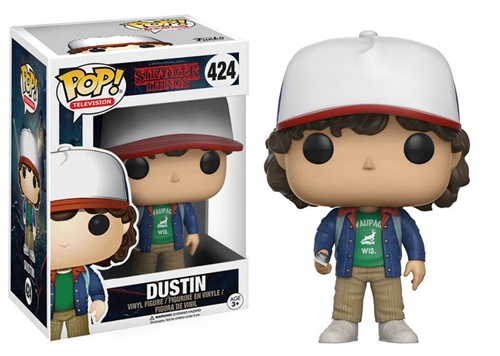 FUNKO Figure POP! Stranger Things Dustin Neuf - vue 1