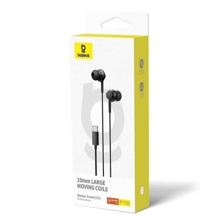 Baseus ENCOK CZ11 W? EARPHONES CLUSTER casque Avec fil Ecouteurs AppelsMusiqueSportAu quotidien Neuf - vue 2