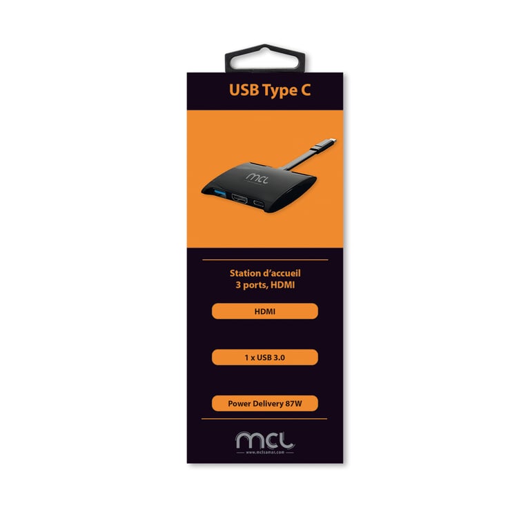 MCL MD1B99AUSB3C559 station d'accueil USB 3.2 Gen 1 3.1 Gen 1 Type A Neuf - vue 3