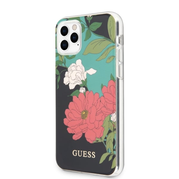 Guess étui pour iPhone 11 Pro noir N°1 Flower Collection