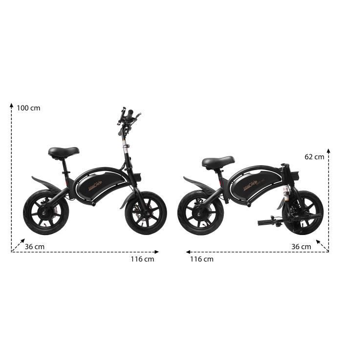 Draisienne électrique - URBANGLIDE - BIKE 140 RED - 36V - 350W - Pneus 14 - Autonomie 18KM - Vitesse max 25KM/h