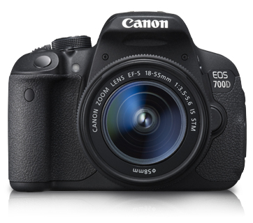 Canon EOS 700D Noir - vue 1