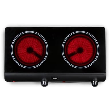 Plaque de cuisson - DOMO - 2 feux - 50,2 x 29,4 x 6,7 cm - DO339KP - Neuf