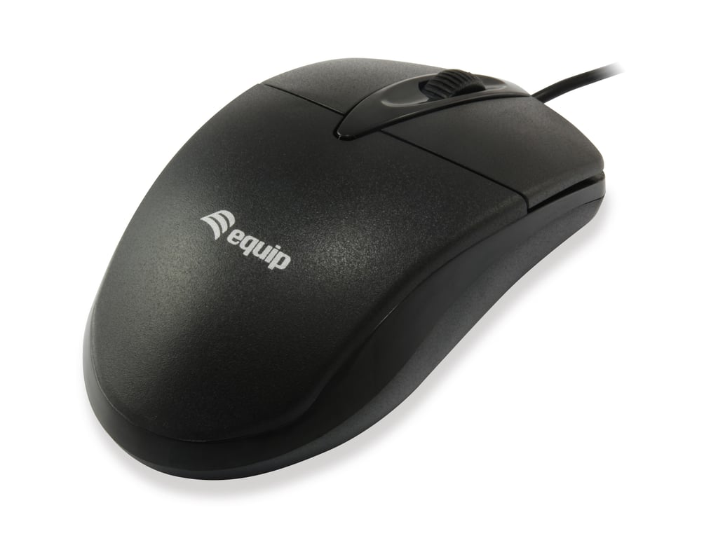 Souris Bureau Equip 245102 – Ambidextre, 1000 DPI, USB Type-A
