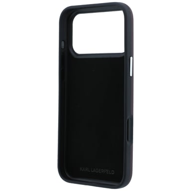 Étui Karl Lagerfeld Saffiano pour iPhone 18 Pro Max / 17 Pro Max, couleur bordeaux