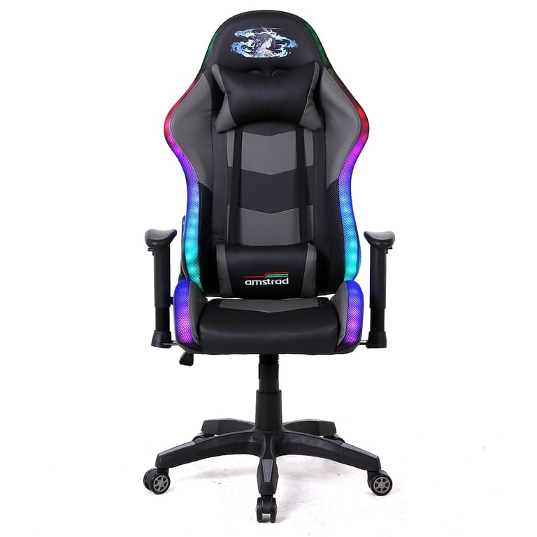 Fauteuil gaming AMSTRAD ELITE LED SAMURAI et Eclairage LED 576 effets Télécommande - vue 3