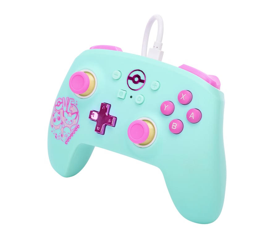 PowerA Manette filaire améliorée pour Nintendo Switch modèle Switch OLED et Nintendo Switch Lite accessoire de jeu manette de jeu manette filaire sous licence officielle Pokémon : Sweet Friends - vue 4