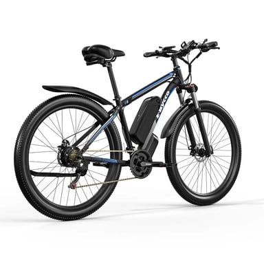 VéLo Électrique E8 | Vitesse Max 48 km/h | Autonomie 60 km | Moteur 750W | Batterie 48V 17.5Ah | Pneus 29 Pouces | Noir
