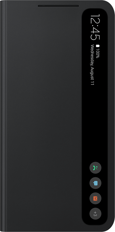 Folio Samsung G S21FE Clear View Cover Gris foncé Samsung