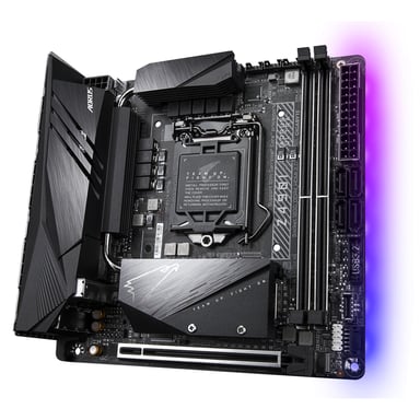 GIGABYTE Z490I AORUS ULTRA (rev. 1.x) Intel Z490 LGA 1200 (Socket H5) mini ITX