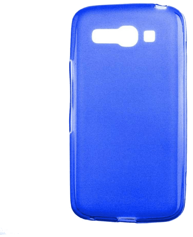 Coque silicone unie compatible Givré Bleu Alcatel One Touch Pop C9