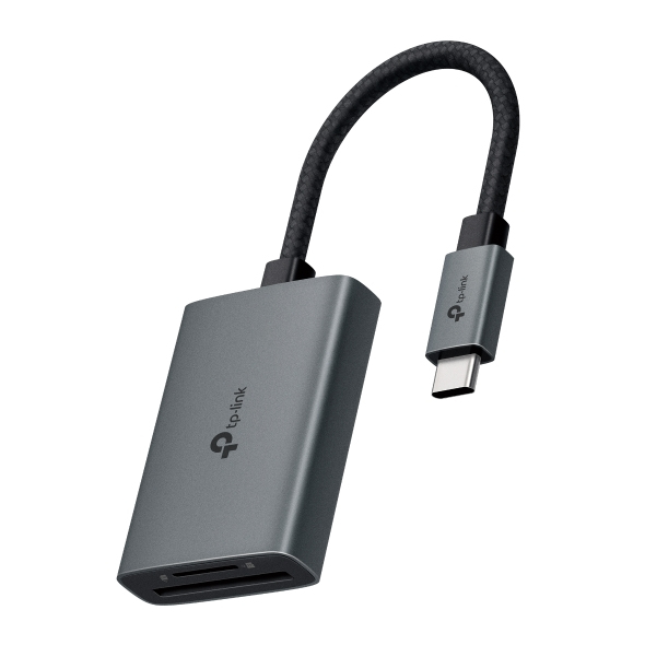 TP-Link UA430C lecteur de carte mémoire USB 3.2 Gen 1 (3.1 Gen 1) Type-C Gris - Neuf