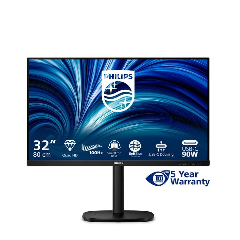 Philips 32B2U360100 écran plat de PC 80 cm 31.5 2560 x 1440 pixels Quad HD LCD Neuf