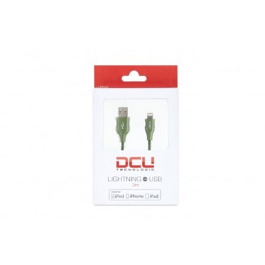 DCU Advance Tecnologic 34101295 câble Lightning 2 m Vert