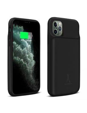 Cover per iPhone 11 Pro Protezione Rigida 2 in 1 Batteria 3500mAh