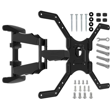 NANOOK Supporto a parete regolabile per televisori da 40-65 pollici - Inclinazione - Supporto a parete per televisori LCD, LED, QLED e OLED
