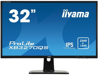 iiyama ProLite XB3270QS-B1 écran plat de PC 80 cm (31.5 ) 2560 x 1440 pixels Quad HD LED Noir