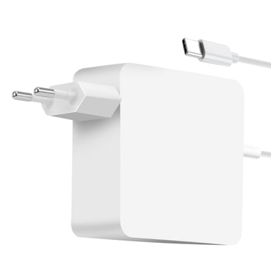 Chargeur Secteur USB C pour MacBook Charge Rapide 45W Câble 1.7m Blanc
