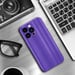 Coque pour Apple iPhone 14 PRO MAX en Brushed Lilas Housse de protection Étui en silicone TPU flexible au design brossé