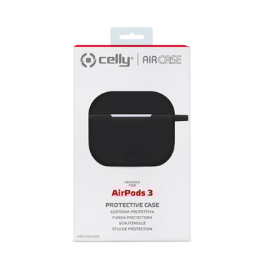Celly AIRCASE03BK auricular / audífono accesorio Funda
