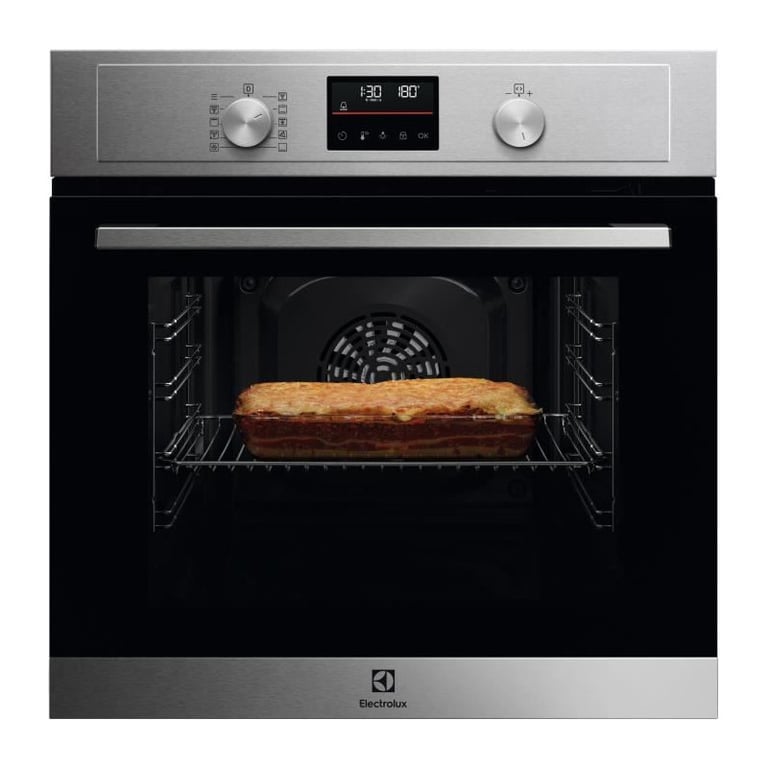 Four encastrable multifonction pyrolyse ELECTROLUX COH4P06BX3 Inox Anti trace Porte froide 25 programmes de cuisson - vue 5