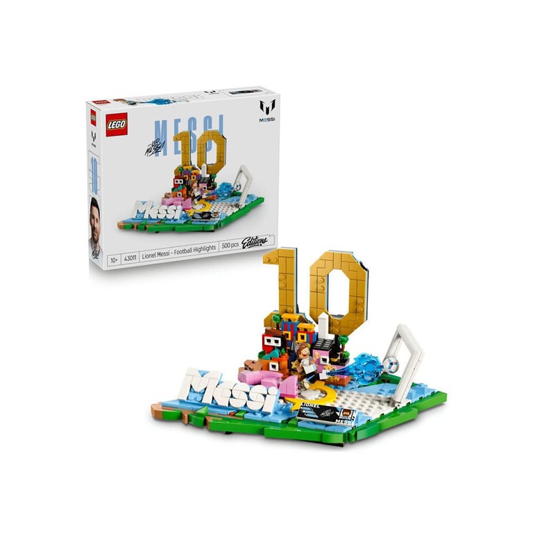 Set d'exposition LEGO Editions 43011 Lionel Messi Best Of 500 pièces Minifigurine Multicolore - Neuf