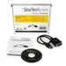 StarTech.com Cable 0,3m USB a Puerto Serie Serial RS232 DB9 con Retención del Puerto de Asignación COM