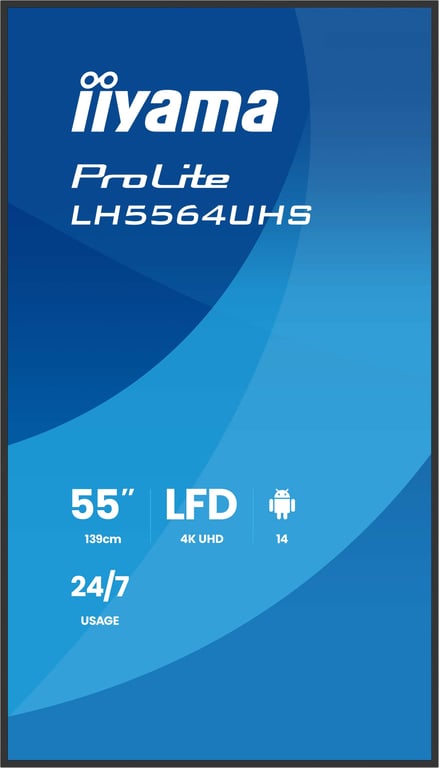 iiyama 55 LED ProLite LH5564UHS B1AG - vue 4