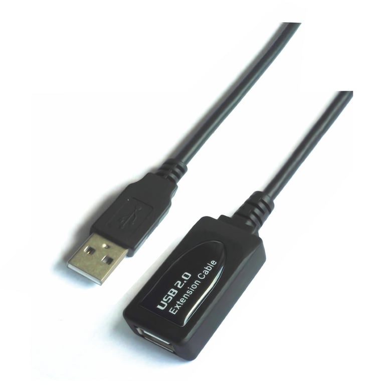 AISENS A101 – 0019 – Câble Extension Rallonge USB 2.0 avec amplificateur 10 chipset avancé Couleur
