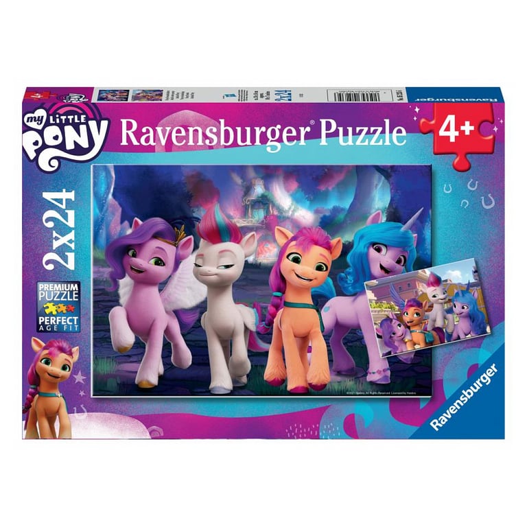 Puzzles 2x24 pièces : My Little Pony : Amitié entre poneys Ravensburger France - vue 4