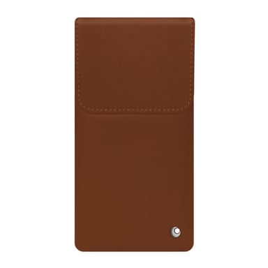 Pochette cuir avec rabat Samsung Galaxy Z Fold6 -  - Marron - Cuir lisse