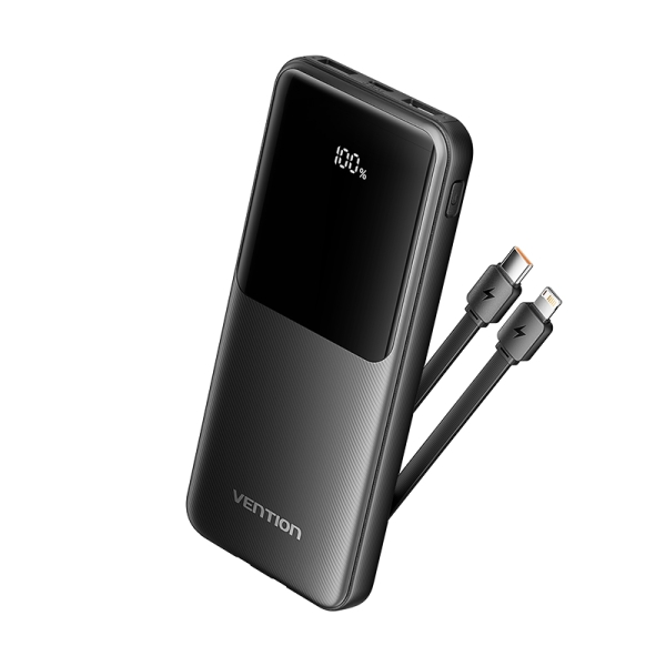 Vention Power Bank 10 000mAh Plusieurs interfaces USB Charge rapide Sortie totale Couleur Neuf