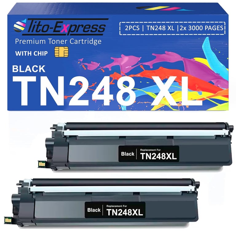 TN248XL TN248 TN 248 Compatible avec toner MFC L3760CDW MFC L3740CDW MFC L3740CDWE MFC L8390CDW HL L3240CDW HL L3220CW DCP L3560CDW DCP L3555CDW Neuf