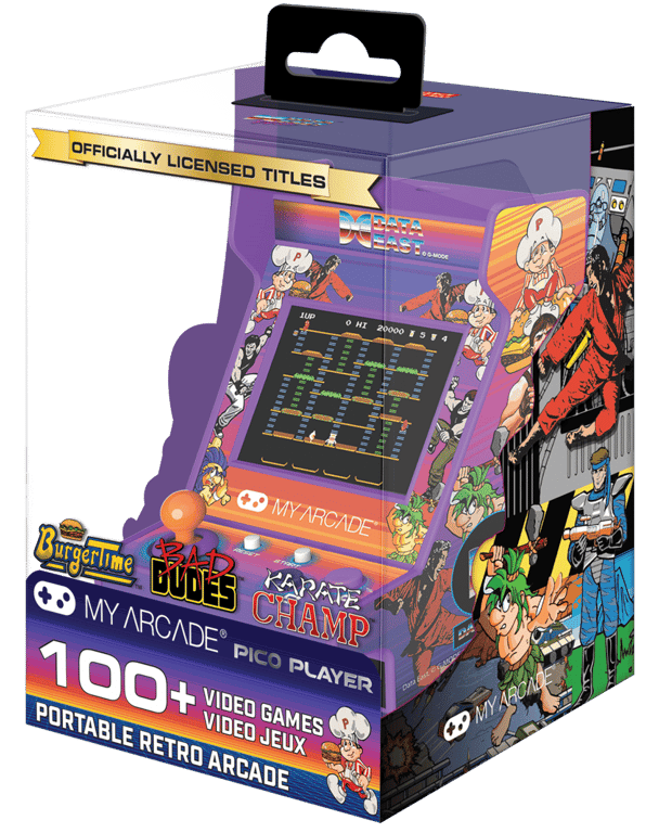 My Arcade Pico Player Data East Hits 108 Games in 1 Neuf