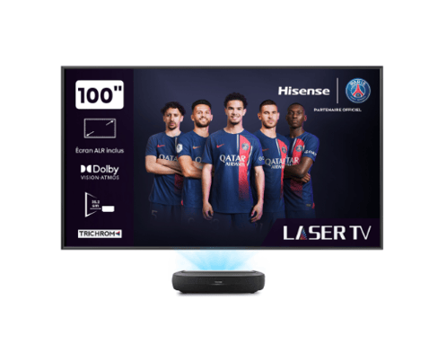 Hisense 100L9HD proyector de TV Proyector de alcance ultracorto 3000 lúmenes ANSI DLP UHD 4K (3840x2160) Negro