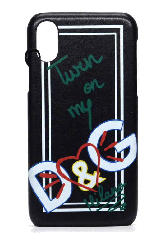 Dolce & Gabbana Coque Turn on my D&G Milano iPhone X - XS Case
