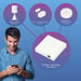 Point de Connexion SMART-BRIDGE10 pour Capteurs Zigbee au réseau / internet Blanc