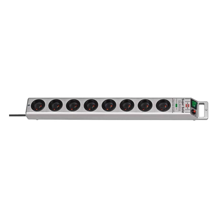 Brennenstuhl Multiprise SUPER SOLID 8 prises avec parafoudre et 2 5m de câble 13.