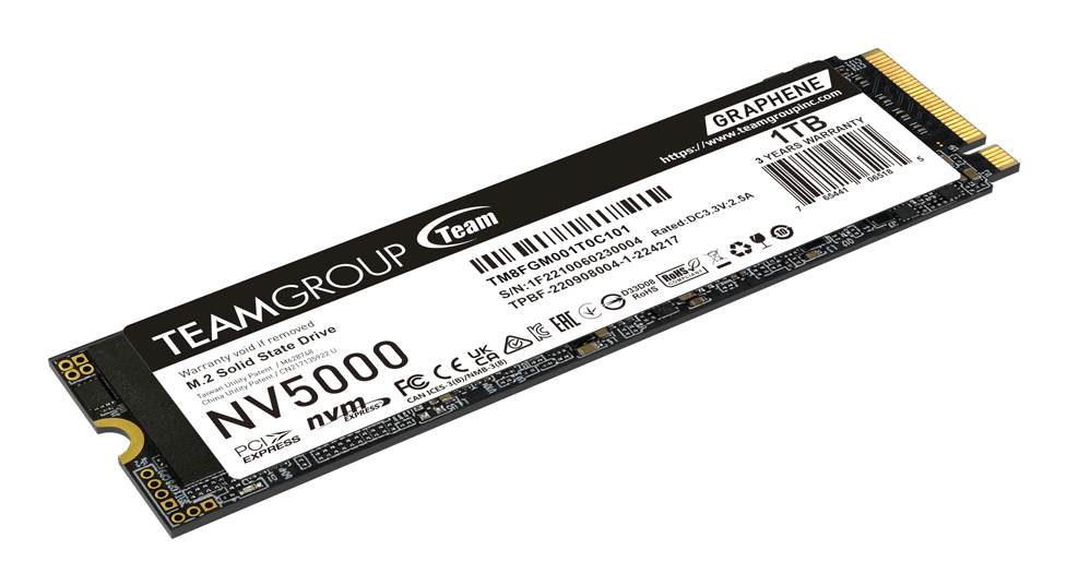 Team Group NV5000 .2 PCI Express 4.0 NVMe 3D NAND Neuf - vue 2